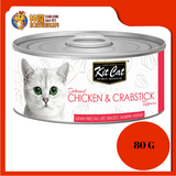KIT CAT CHICKEN AND CRABSTICK 80G X 24 UNIT