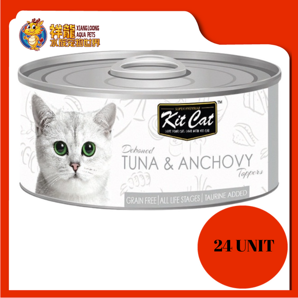 KIT CAT TUNA AND ANCHOVY 80G X 24 UNIT