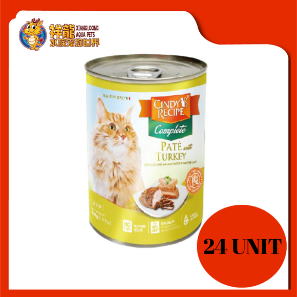 CINDY COMPLETE PATE WITH TURKEY 400G X 24UNIT