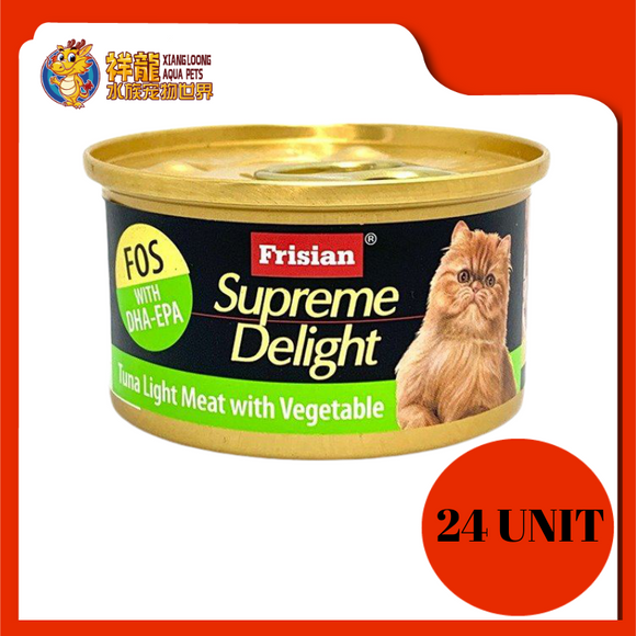 FRISIAN TUNA LIGHT MEAT WITH VEGETABLE 24X85G