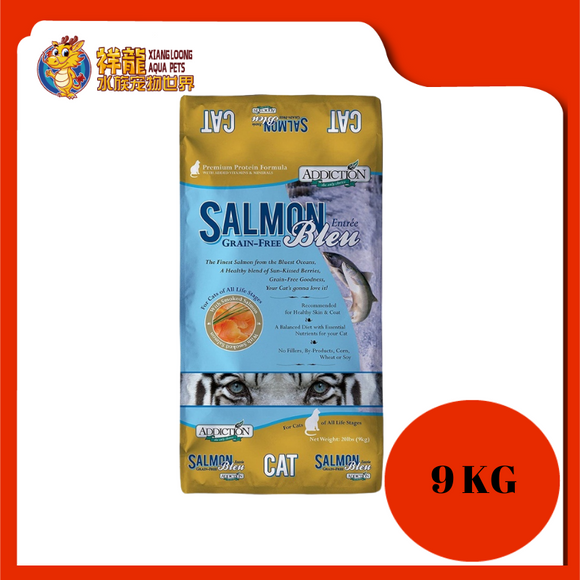 ADDICTION SALMON BLEU GRAIN FREE CAT FOOD 9KG