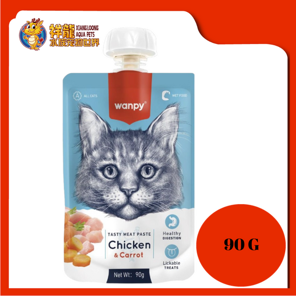 WANPY FRESH MEAT CHICKEN AND CARROT 90G