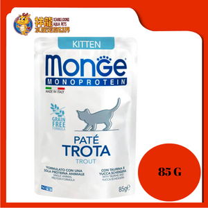 MONGE MONOPROTEIN KITTEN PATE TROUT 85G