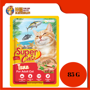 SUPERCAT POUCH ADULT TUNA 85G