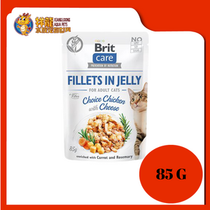 BRIT CARE JELLY CHICKEN & CHEESE 85G