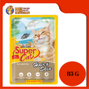 SUPERCAT POUCH ADULT HAIR & SKIN FORMULA 85G