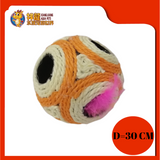 CAT SCRATCHER BALL WITH 6 HOLE {38192}