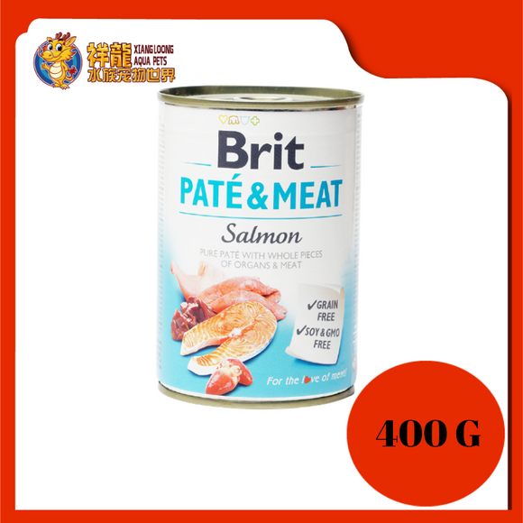 BRIT PATE & MEAT SALMON 400G