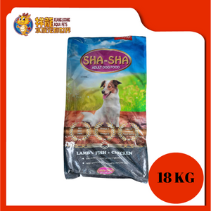 SHA SHA DOG FOOD 18KG [LAMB,FISH & CHICKEN]