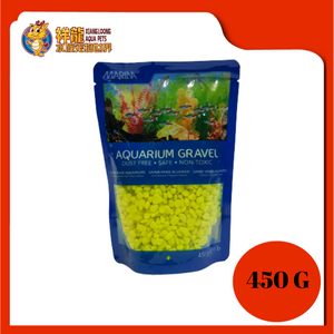 MARINA DECORATIVE LIME GREEN GRAVEL 450GM