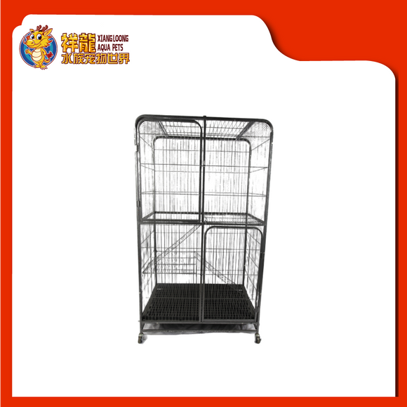 [BF] CAT CAGE 960X1600 WROUGHT IRON KINTONS