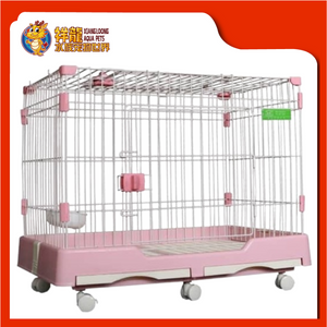 [BR] PET CAGE W PVC BASE & ROLLER 99*62*75CM