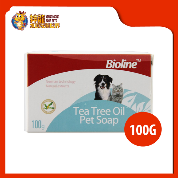BIOLINE TEA TREE OIL PET SOAP 100G [2040]