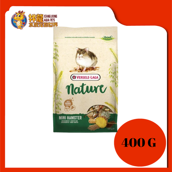 VERSELE NATURE MINI HAMSTER 400G VL461420 Xiang Loong Aqua Pets