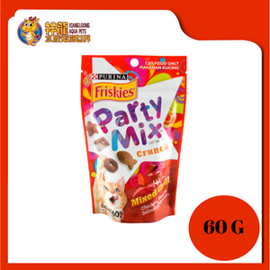 FRISKIES PARTY MIX MIXED GRILL CRUNCH 60G