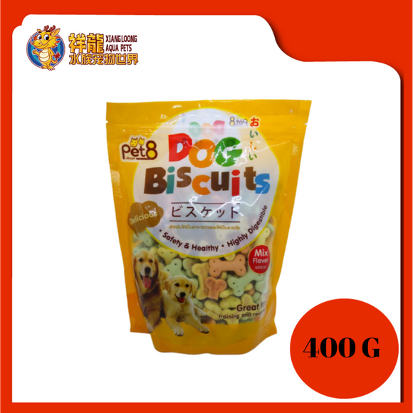 PET8 COOKIE BONE MIX FLAVUR 400G [JC13]