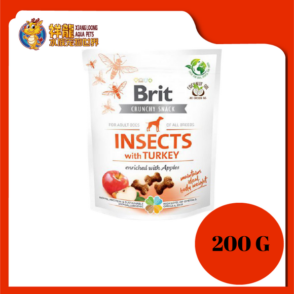 BRIT INSECTS WITH TURKEY & APPLE 200G