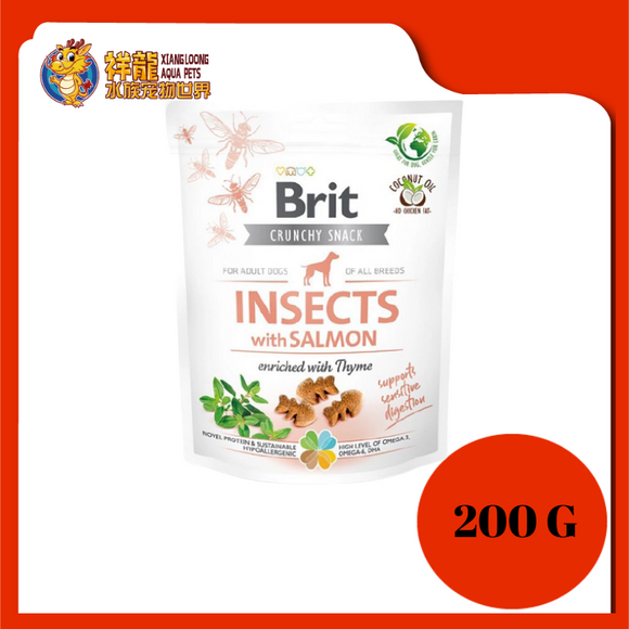 BRIT INSECTS WITH SALMON & THYME 200G
