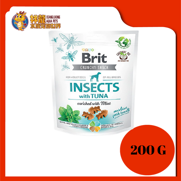 BRIT INSECTS WITH TUNA & MINT 200G