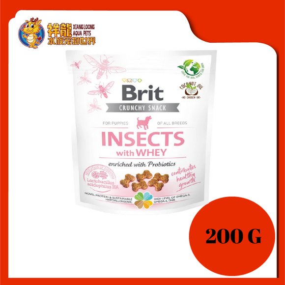BRIT INSECTS WITH WHEY PROBIOTICS 200G