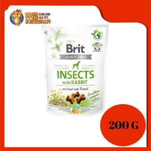 BRIT INSECTS WITH RABBIT & FENNEL 200G