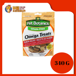 PET BOTANICS OMEGA TREATS SALMON 12OZ 340G WITH COD FISH & SWEET POTATO