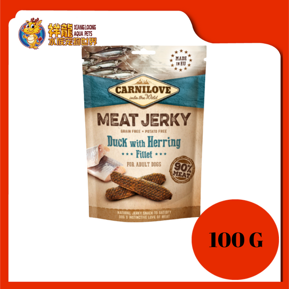 MEAT JERKY DUCK & HERRING FILLET 100G