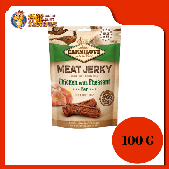 MEAT JERKY CHICKEN & PHEASANT BAR 100G