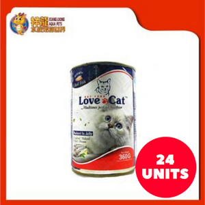 LOVE CAT MACKEREL IN JELLY 360G (24XRM3.42)